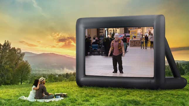 20&#39; Inflatable Outdoor Projector Screen | $136 | Amazon