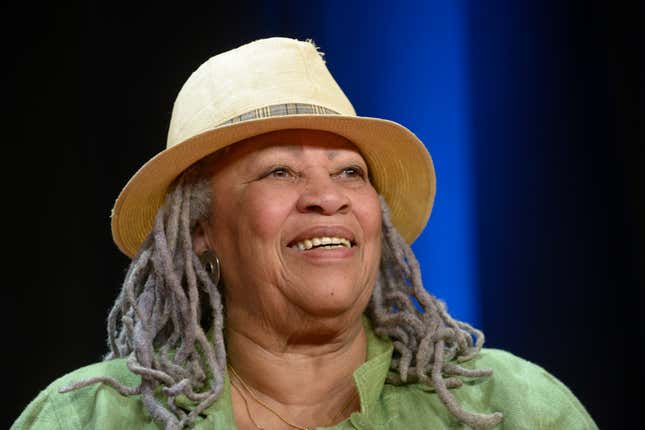 Toni Morrison, American writer poses during portrait session held on September 21, 2012 in Paris, France.