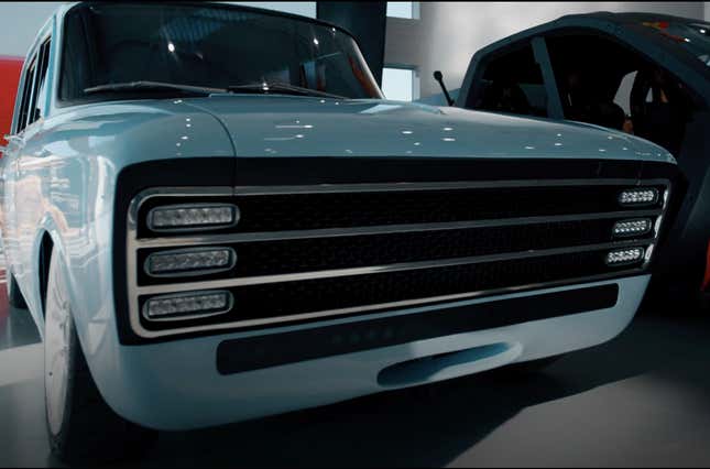 Image for article titled The Russian makers of the AK-47 are building an electric car to “compete” with Tesla