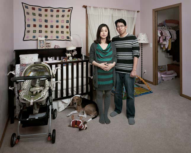 Yejin & Hyung-Il, expecting in 6 days.