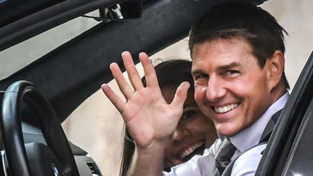Image for article titled Tom Cruise Didn't Do Enough Yelling to Prevent the Latest Mission: Impossible Film From Halting Production