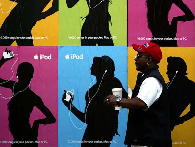 Apple iPod advertisement