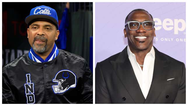 Mike Epps, left; Shannon Sharpe.