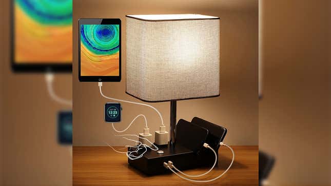 Bedside Charging Table Lamp | $23 | Clip Coupon