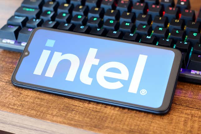 Image for article titled Intel stock is suddenly on a big run