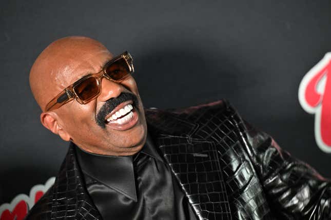 ATLANTA, GEORGIA - AUGUST 25: Steve Harvey attends Day 3 of the 2024 Invest Fest at Georgia World Congress Center on August 25, 2024 in Atlanta, Georgia.