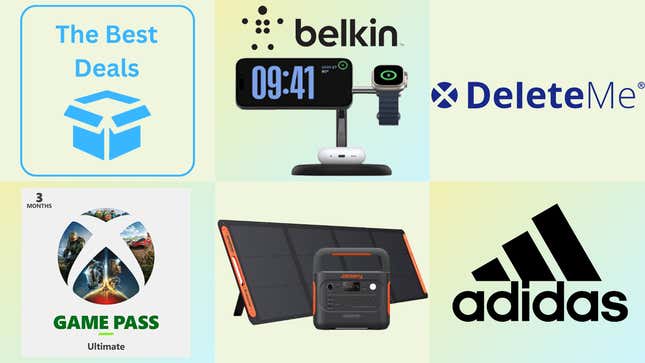 Image for article titled Best Deals of the Day: Xbox, Adidas, Jackery, Belkin, DeleteMe &amp; More