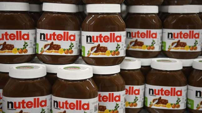 Nutella jars