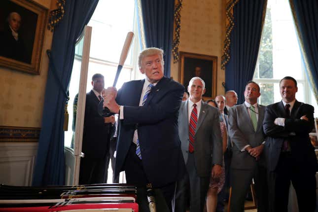 Stepping up to the plate with a baseball bat from Louisiana-based company Marucci.