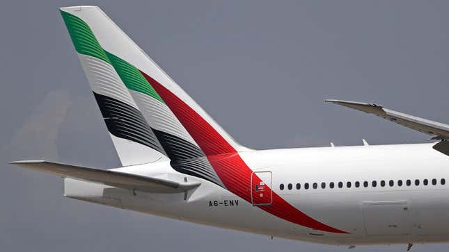 An Emirates Boeing 777