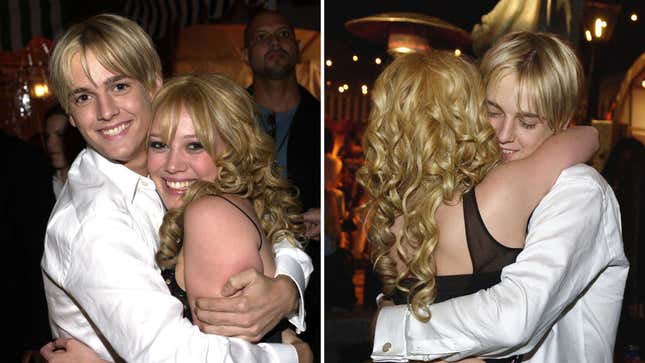 Image for article titled Hilary Duff Criticizes 'Heartless' Publisher for Releasing Aaron Carter's Posthumous Biography