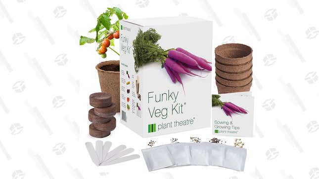 Plant Theatre Funky Veg Garden Starter Kit | $14 | Amazon | Clip Coupon