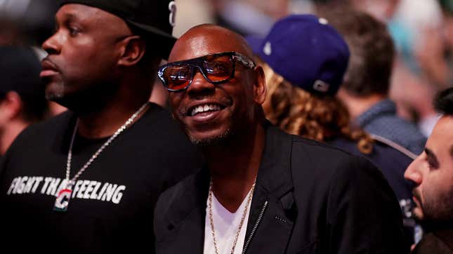 Dave Chappelle looks on during UFC 264: Poirier v McGregor 3 at T-Mobile Arena on July 10, 2021 in Las Vegas, Nevada.