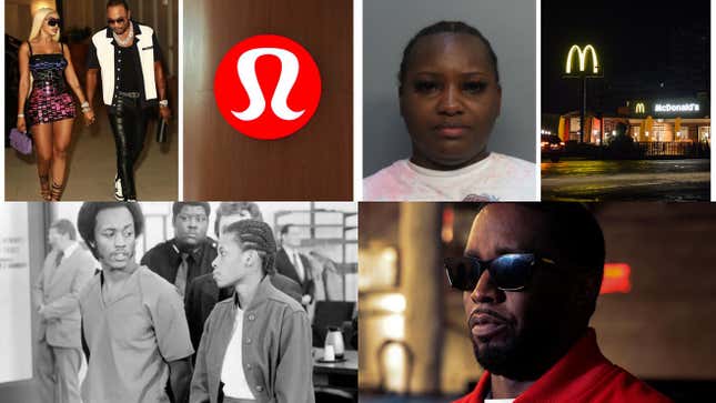 Image for article titled A Black Couple Allegedly Stole a Crazy Amount of Lululemon Clothes During a Heist, See The Wedding Black CEO Could go To Prison For, Breakdown of Diddy&#39;s Legal Problems and More Criminal Justice News