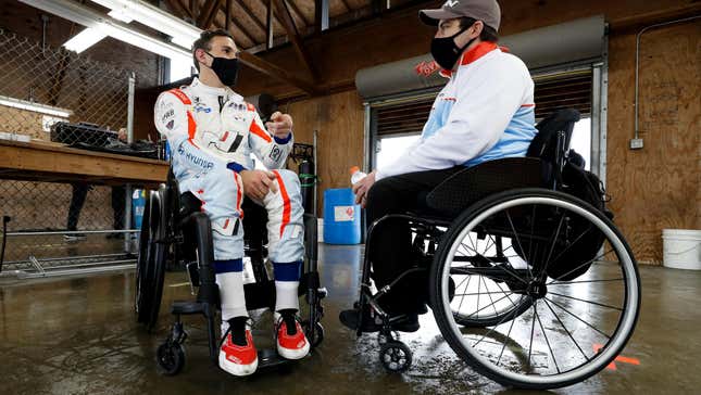 Image for article titled Robert Wickens Returns To Racing With Hyundai In IMSA TCR After Paralysis