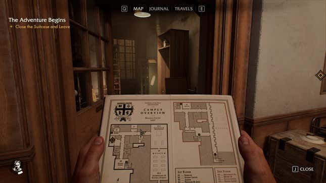 A screenshot shows the location of a hidden item.