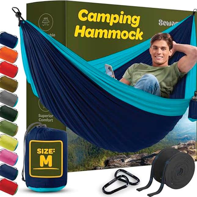 Image for article titled Durable Hammock 400 lb Capacity, Now 60% Off