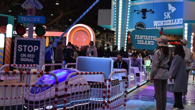 Image for article titled CES 2024&#39;s Best Booths Were Secretive, Massive, and Totally Strange