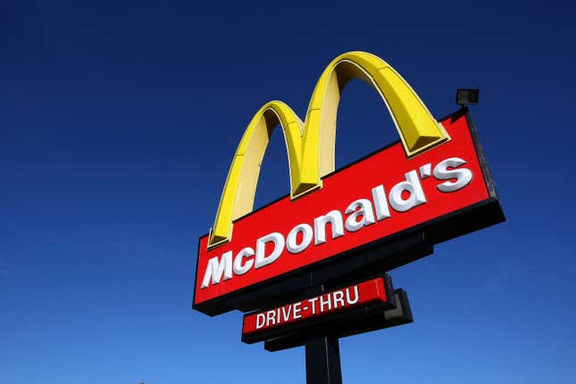 A McDonald’s in San Francisco, California. 