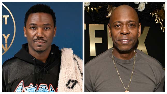 Jerrod Carmichael, left; Dave Chappelle.