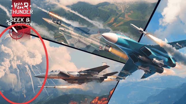 Karya seni asli War Thunder yang menampilkan ledakan pesawat ulang-alik.