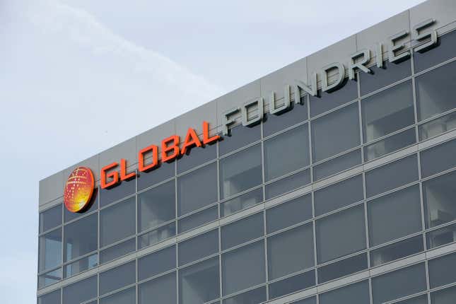 headquarters of computer chip maker GlobalFoundries