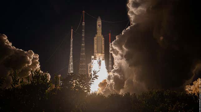 Ariane 5 launches on July 5, 2023.