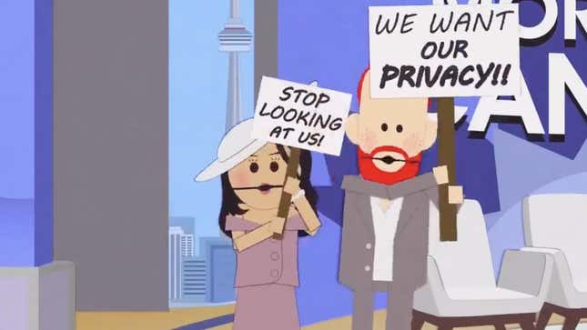NotMeghan and NotHarry in “The Worldwide Privacy Tour”