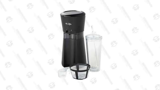 Mr. Coffee Iced Coffee Maker with Reusable Tumbler | $25 | Amazon