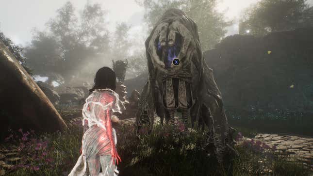 Lune stands before Blanche.