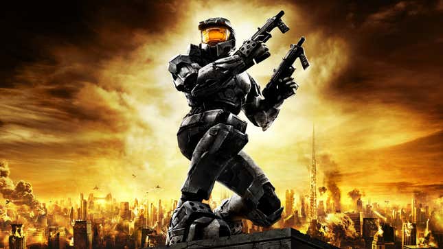 Image shows Master Chief from Halo 2. 