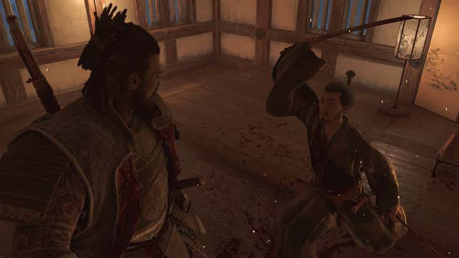 Yasuke fights the Noble.