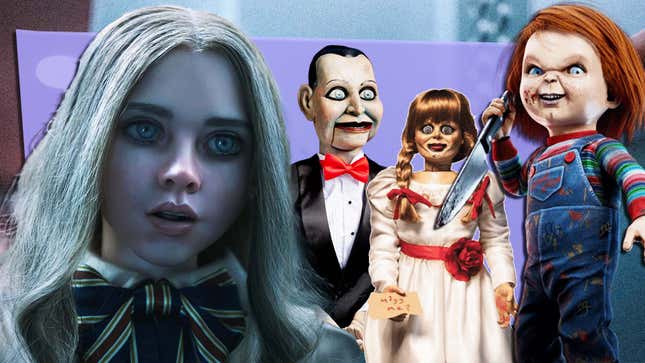 Creepy movie toys looking scary