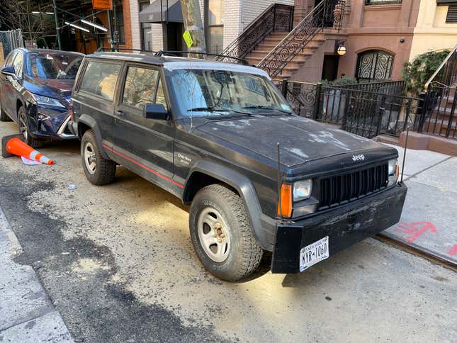 Cars on the streets of New York.