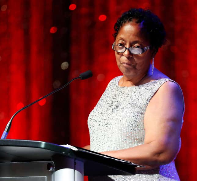 Honoree Sharon Lavigne, Founder, Rise St. James, speaks during the Urban League of Louisiana Gala at the Ernest N. Morial Convention Center on August 6, 2022 in New Orleans, Louisiana.