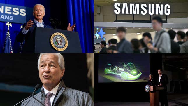 Image de l'article intitulé Zuckerberg en tête de Musk, Jamie Dimon vend des actions, les dirigeants de Samsung font des heures supplémentaires&amp;#xa0;: tour d’horizon de l’actualité du leadership