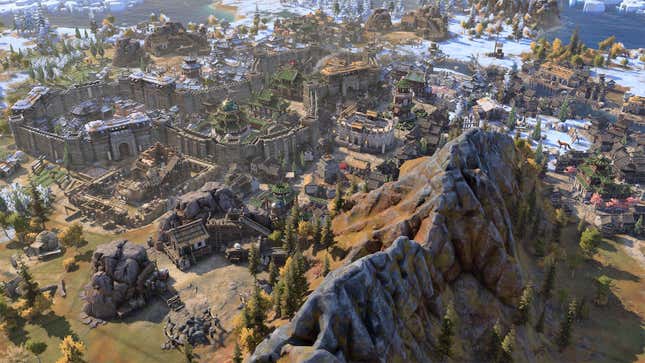 An eastern city in Civilization VII.