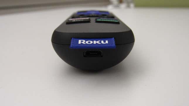 A tiny hidden USB port sets the Roku Voice Remote Pro apart.