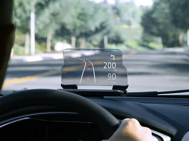 Hudway Glass Heads-Up Navigation Display | $50 | StackSocial