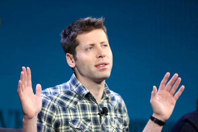 Sam Altman.