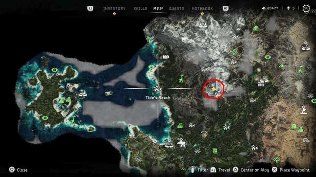 Pretty sure I found where a Forbidden West DLC will be located on the map.  : r/horizon