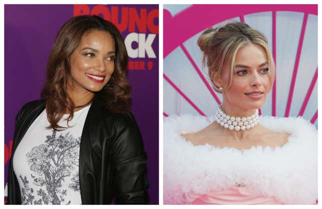 Rochelle Aytes (left) and Margot Robbie (right)