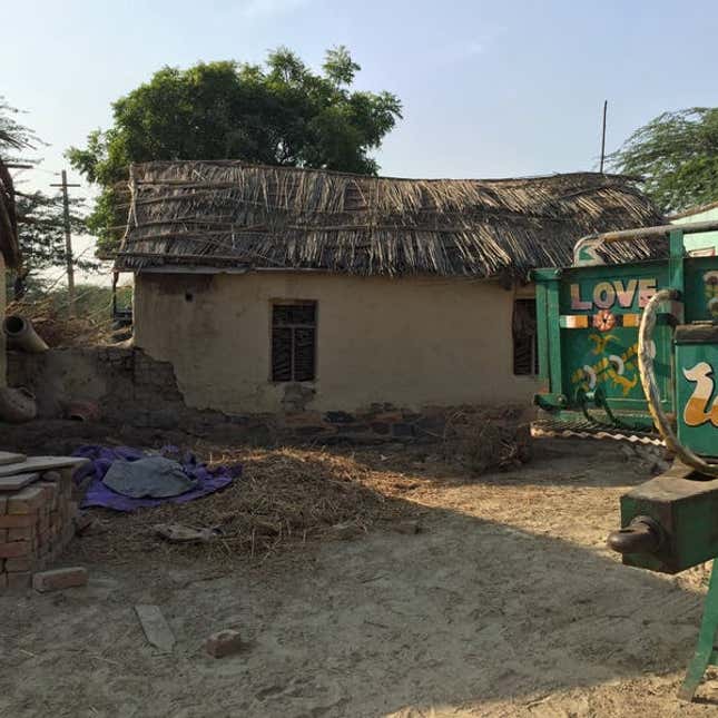 A house in the village of Mewat, Haryana.