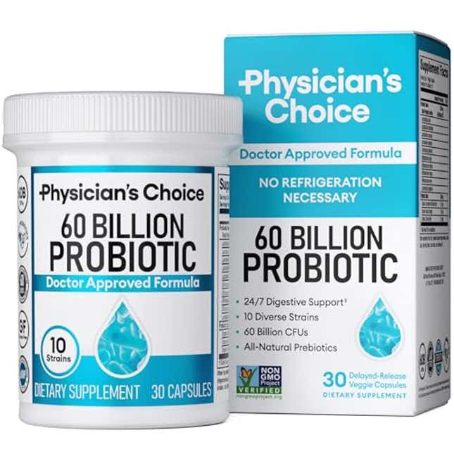 Image for article titled Physician&#39;s Choice Probiotics 60 Billion CFU, Now 18% Off