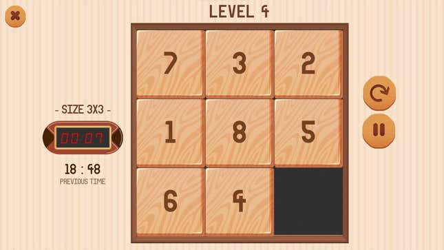 Number Slide Puzzle Screenshots and Videos - Kotaku