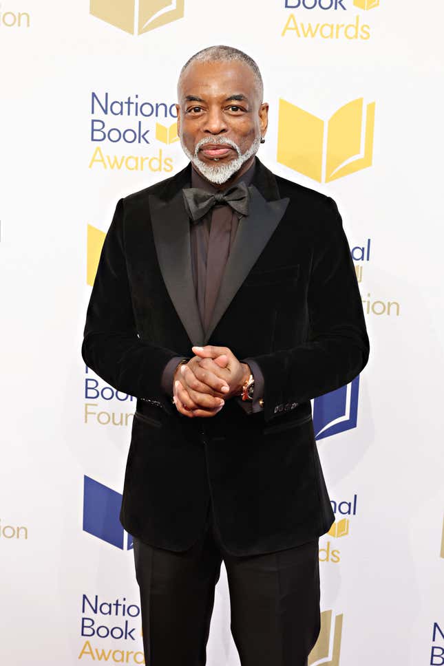 NEW YORK, NEW YORK - NOVEMBER 15: LeVar Burton attends the 74th National Book Awards at Cipriani Wall Street on November 15, 2023 in New York City.