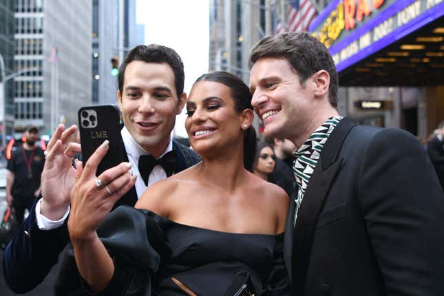 Image for article titled Lea Michele Was a Tall Glass of Orangina at the Tonys