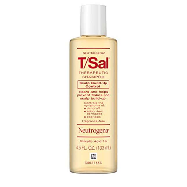 Image for article titled Neutrogena T/Sal Therapeutic Shampoo for Scalp Build-Up Control with Salicylic Acid, Now 60% Off