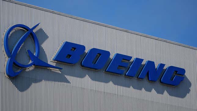 The Boeing logo