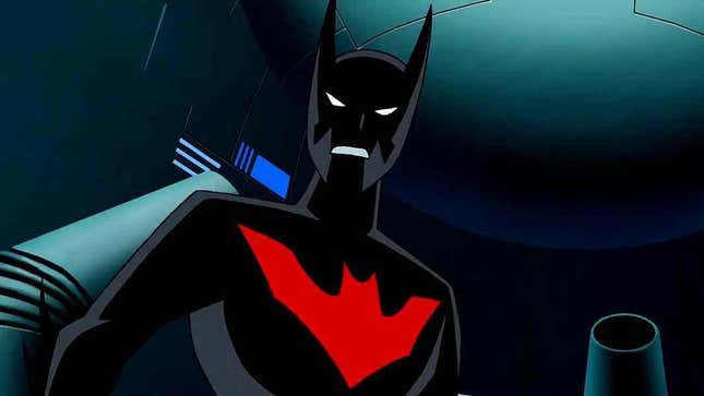 Image for article titled This Concept Art for an Animated Batman Beyond Movie Pitch Is Extremely Schway